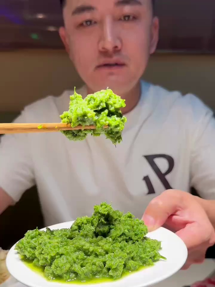 内蒙古野生韭菜酱只有盐和野生韭菜花,浓稠大颗粒大分量超实惠
