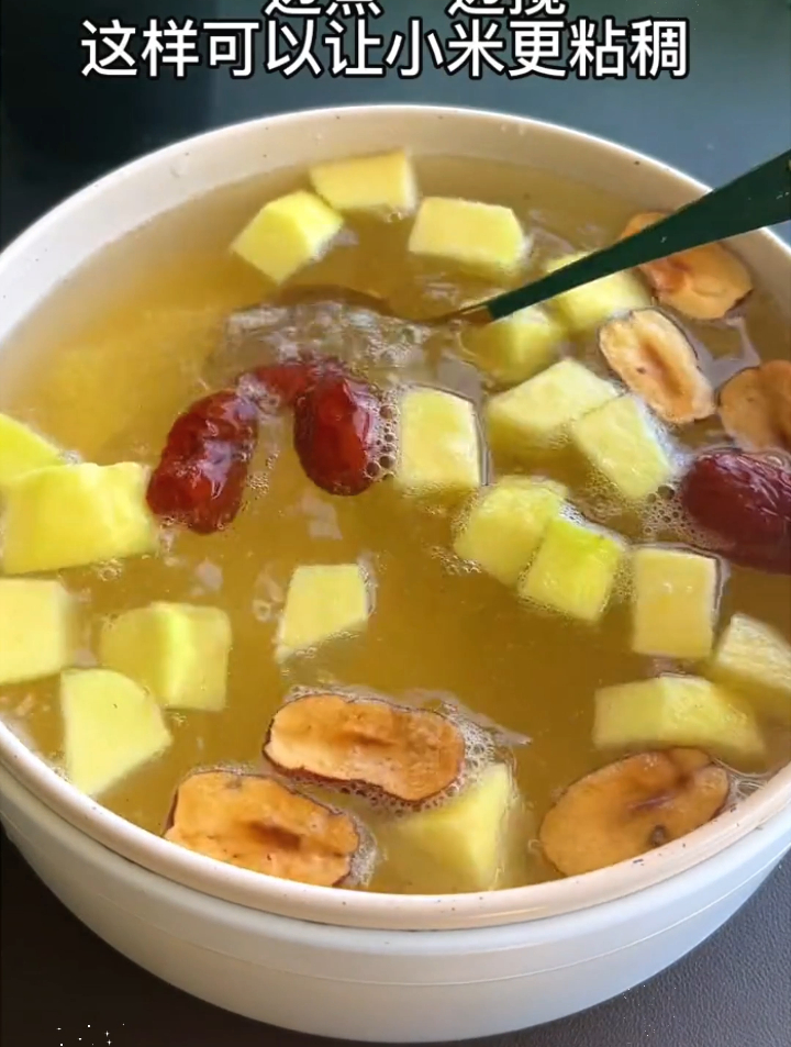 小米粥煮不黏稠?那是你做法错了