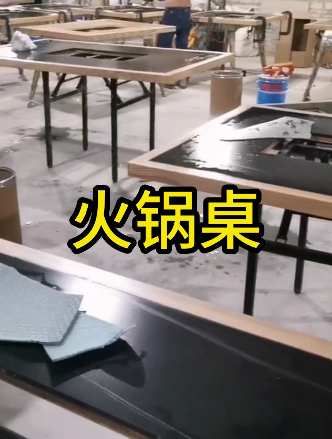 佛山餐饮家具定制,无烟火锅桌烧烤桌涮烤一体桌