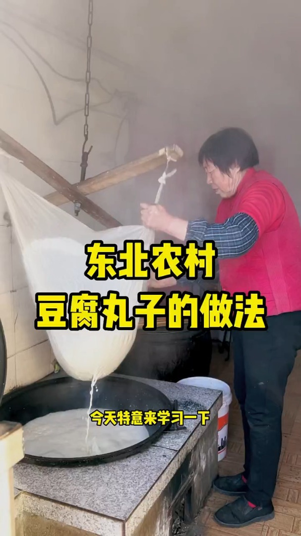 用豆腐炸丸子,外脆里嫩,鲜香味美!东北辽西农村做法