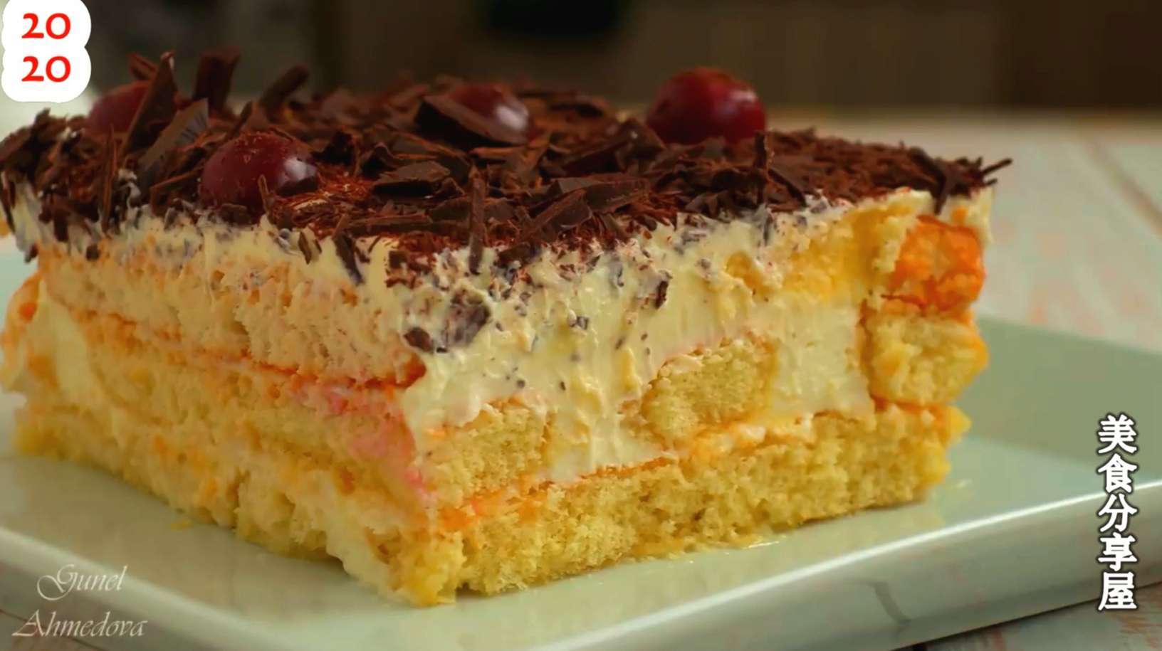 2分钟教你自制免烤樱桃蛋糕,做法简单,营养无添加,孩子的最爱