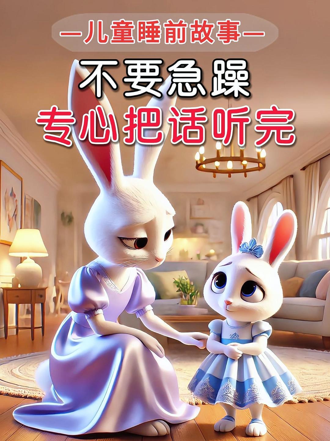 儿童故事《不要急躁,专心把话听完》3-6岁儿童睡前故事