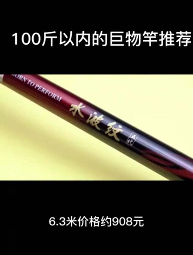 100斤以内的巨物竿推荐