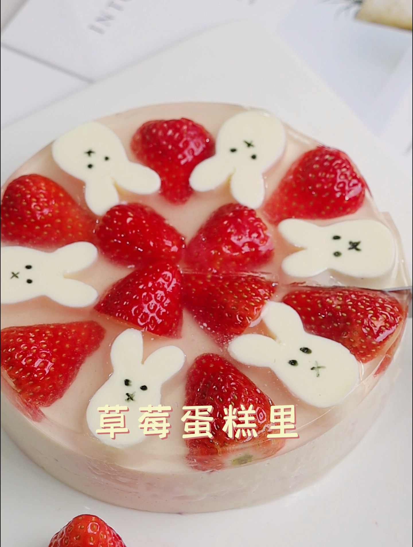 超可爱的兔兔慕斯教程!兔年怎么少得了它呢!