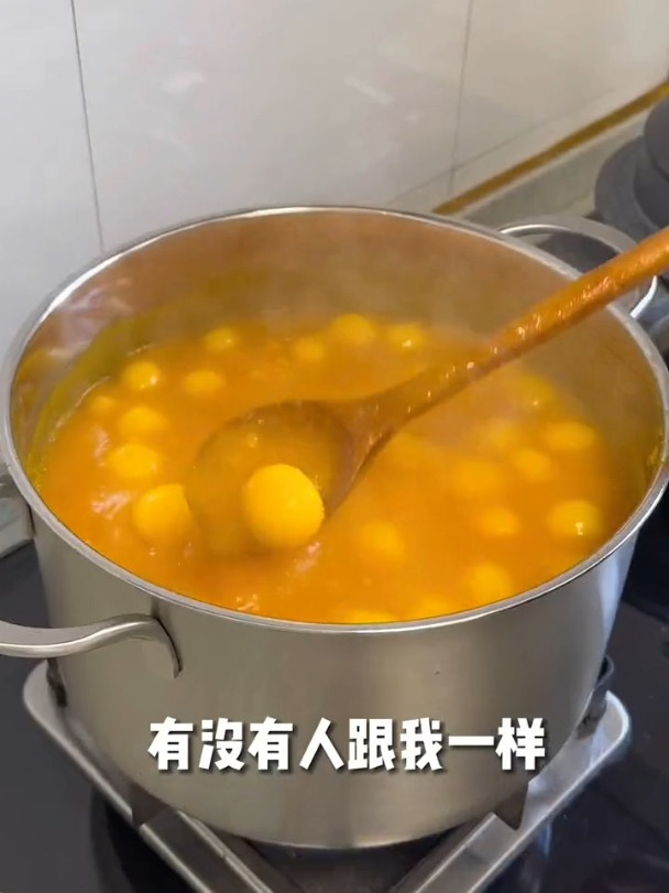 孙女士做了烤肉店同款免费南瓜粥～香甜丝滑超好喝啊!