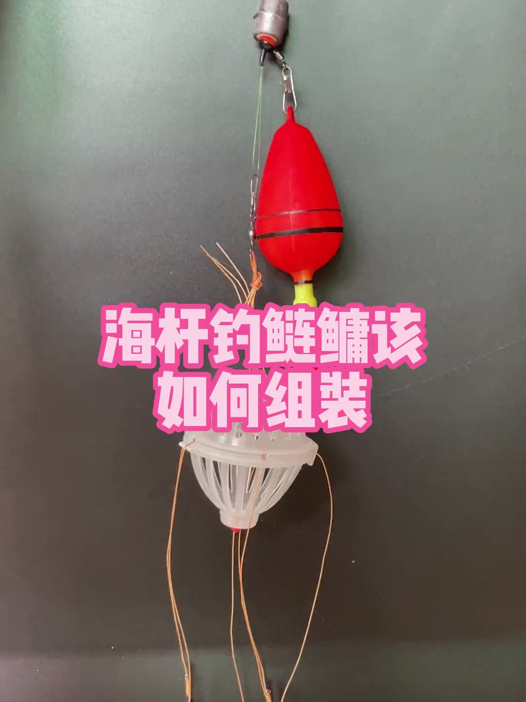 海竿钓鲢鳙该如何组装?