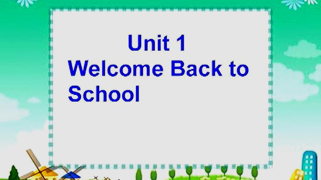 [图]PEP英语三年级下册教材同步动画Unit 1 Welcome back to school