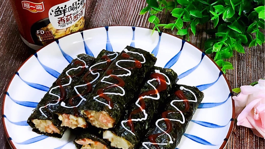 低脂低卡,土豆泥沙拉鸡蛋卷,太美味了
