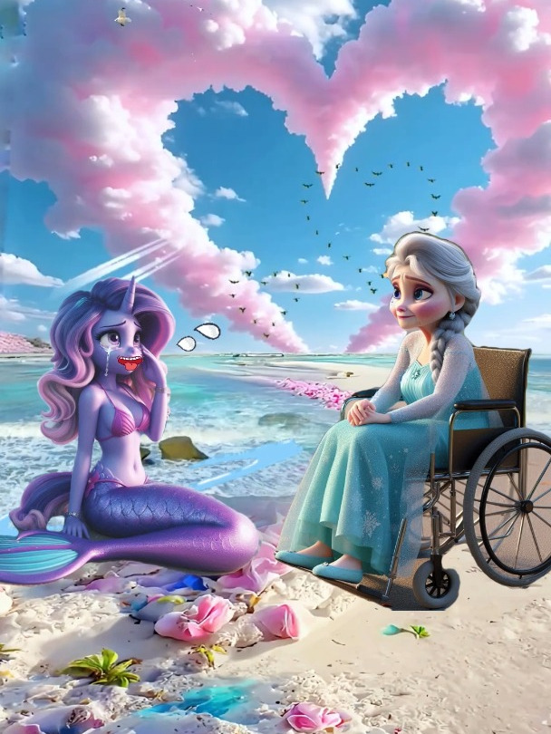 艾莎的小马宝莉美人鱼