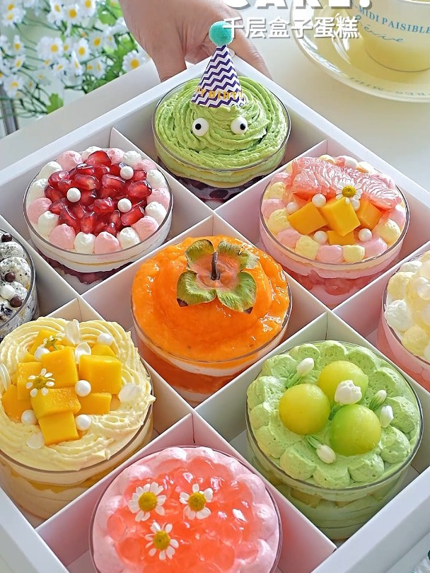 0难度,巨好吃,千层盒子蛋糕