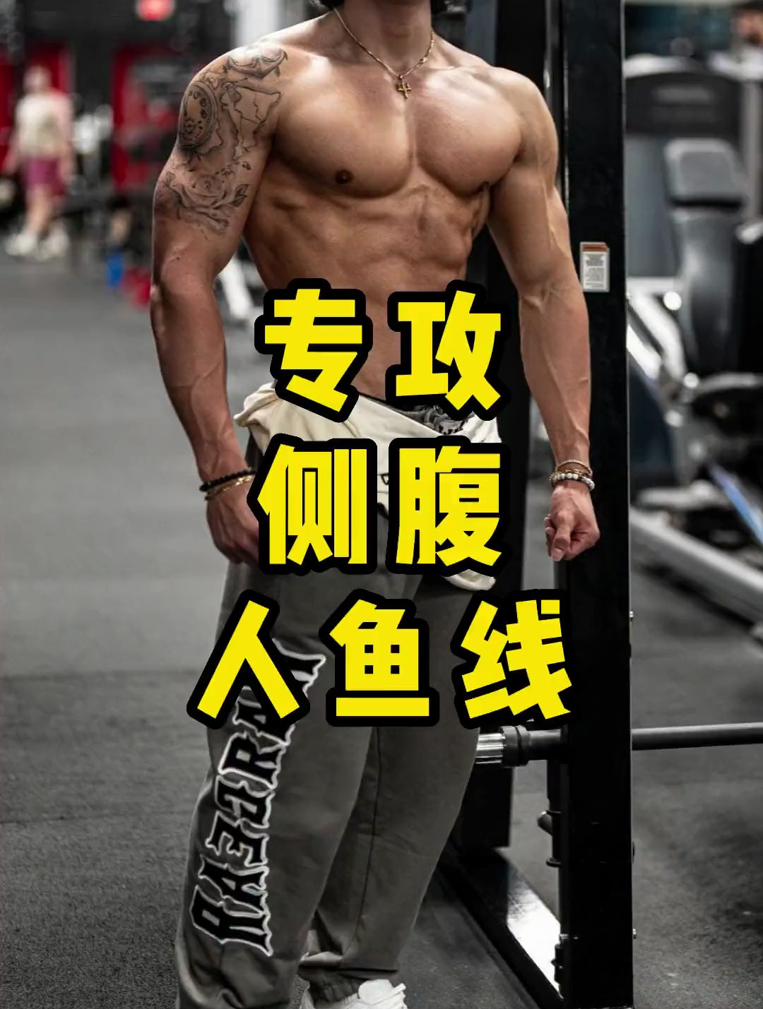 人鱼线鲨鱼线统统拥有健身