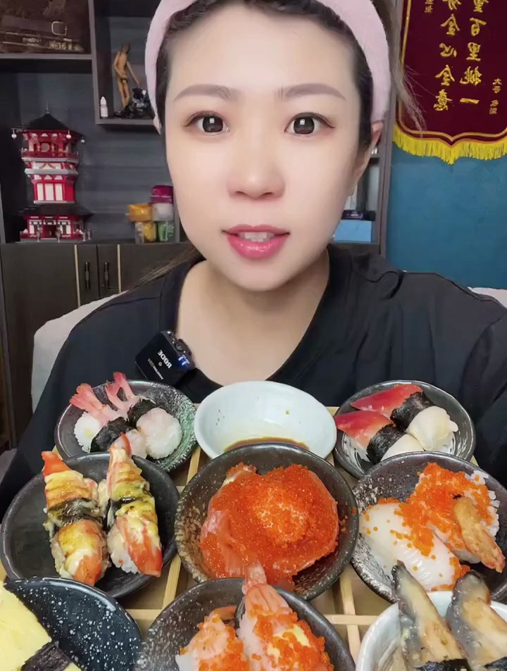 海鲜寿司拼盘 太好吃了吧!