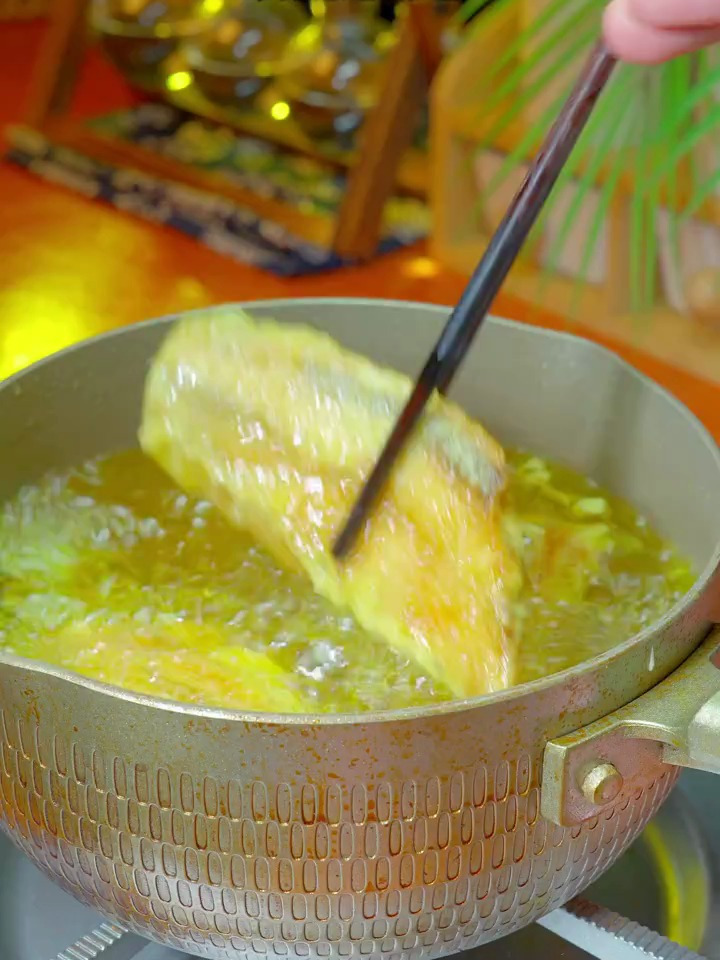 以后想吃干炸舌头鱼,你就像我这样做,外酥里嫩特别好吃