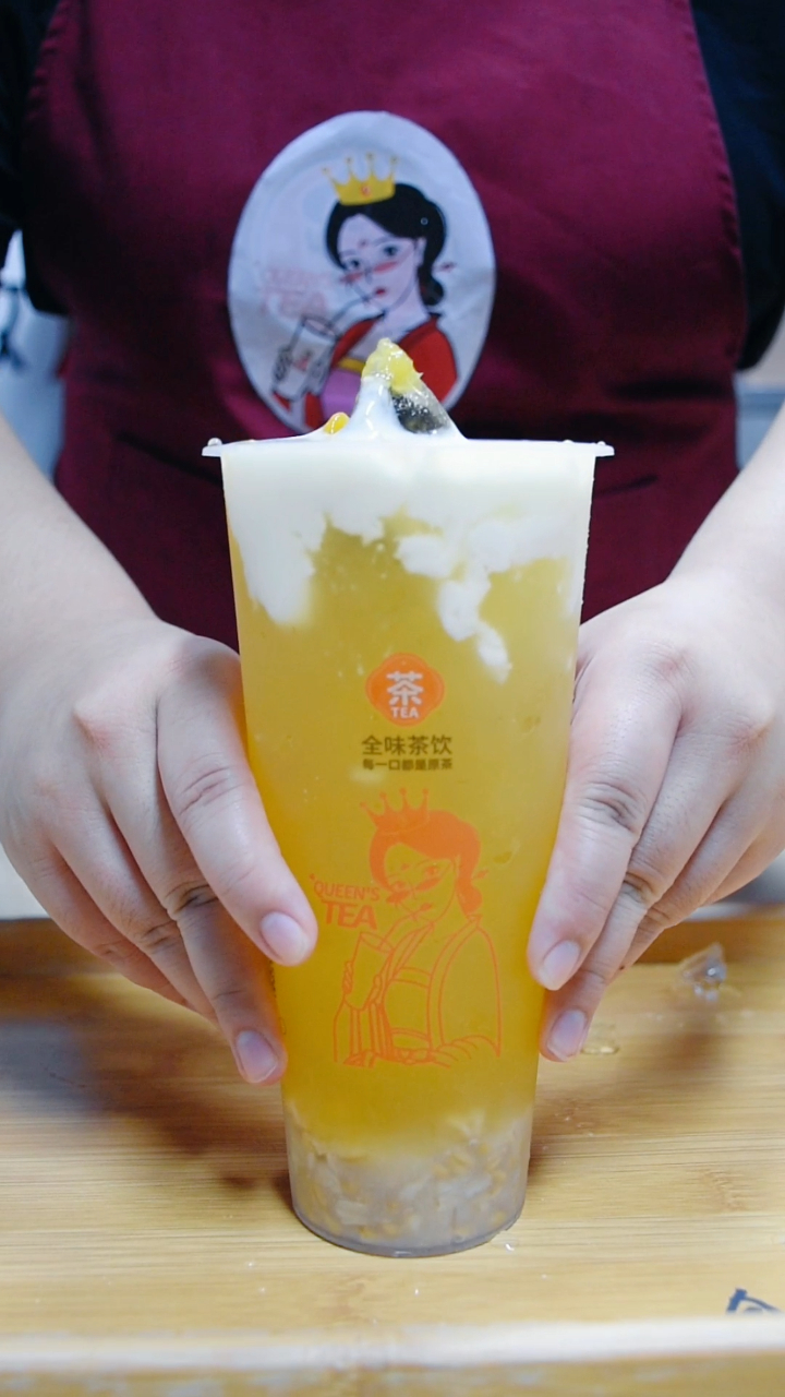 麦香茉莉茶自制饮品