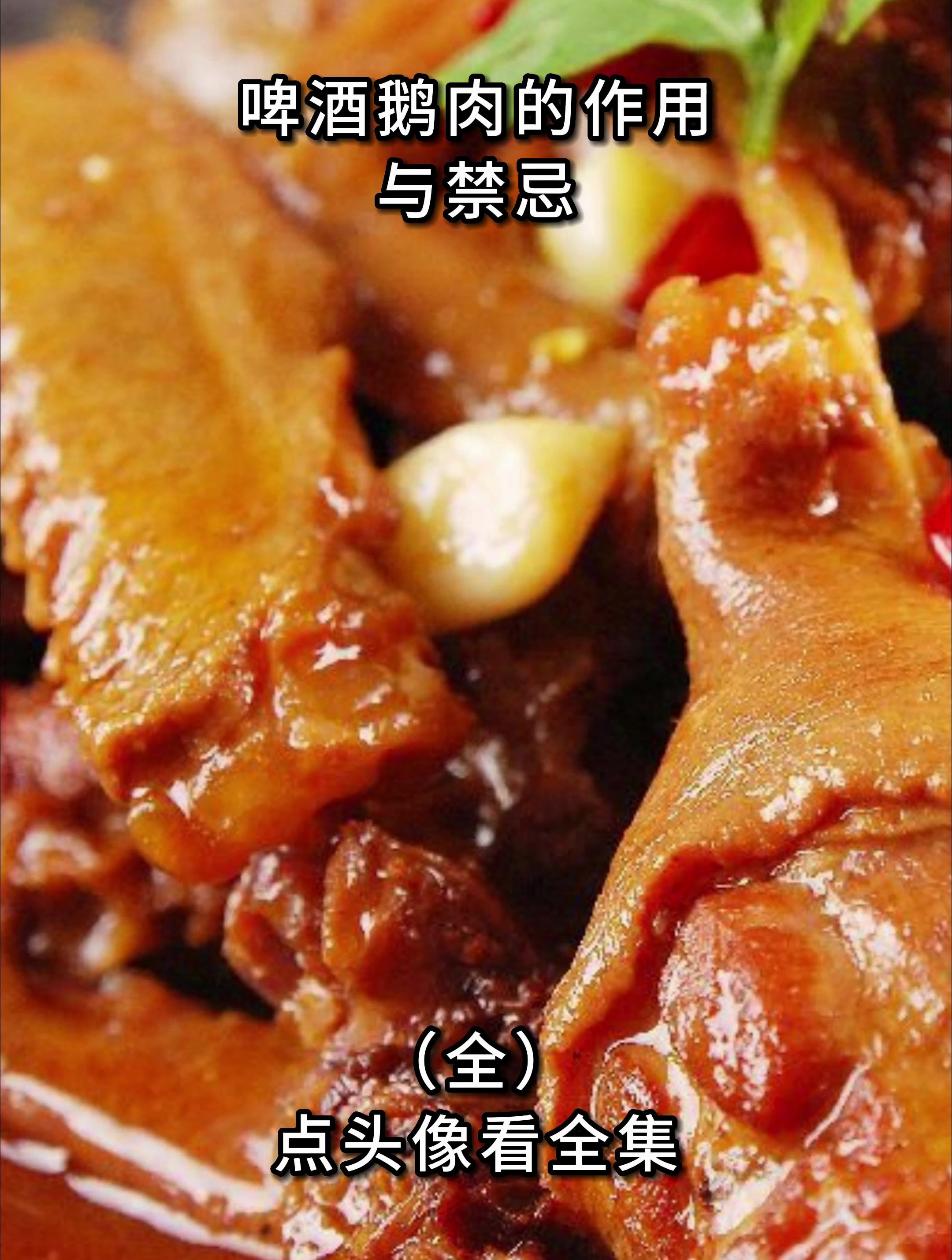 啤酒鹅肉的作用与禁忌(1)