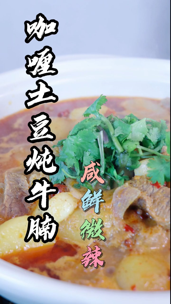 咸鲜微辣的咖喱土豆炖牛腩