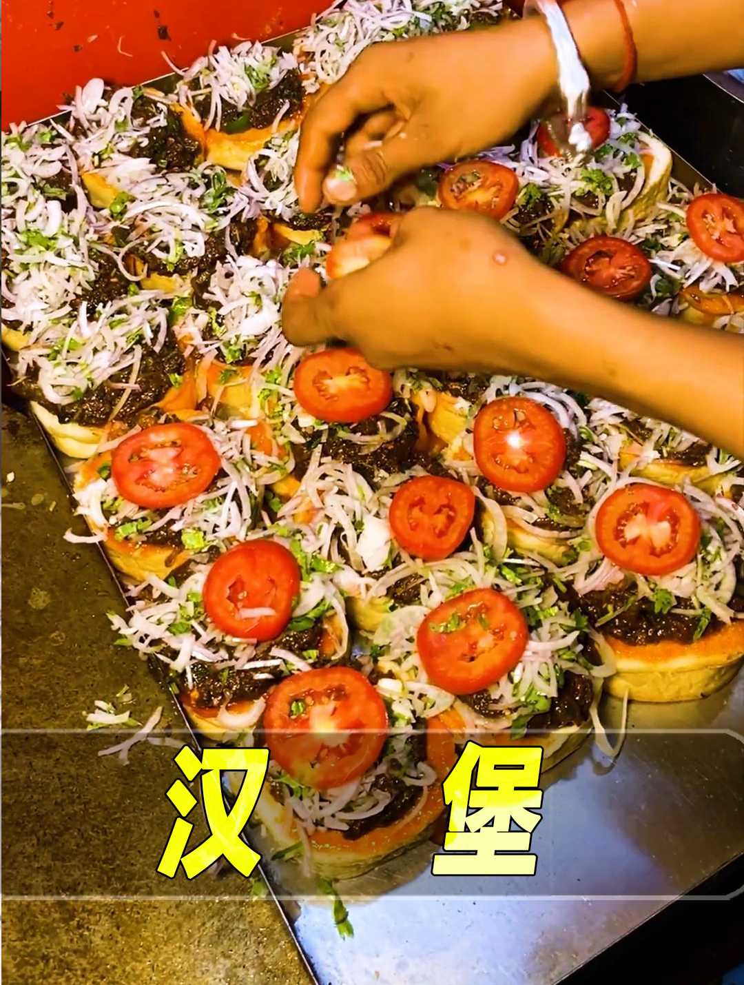印度街头汉堡,看完大吃一惊