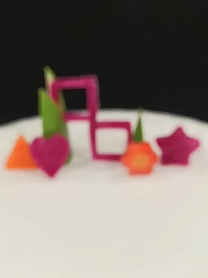 开箱测试一款30件套压花模具,快速制作创意盘饰