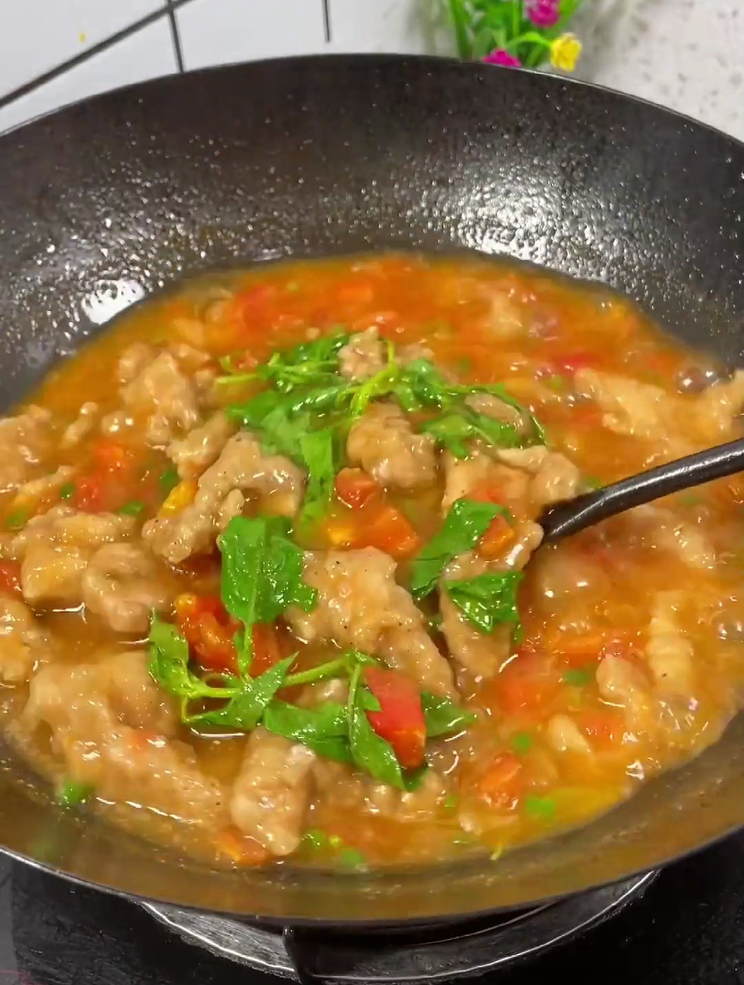 番茄滑肉汤,你们都有吃过吗
