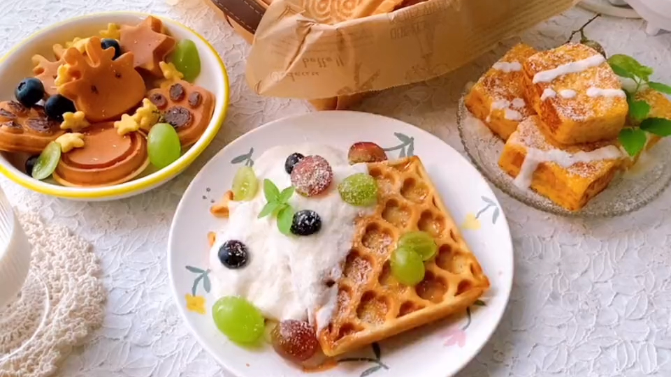 小学生的一周早餐食谱三明治轻食机不闲置!
