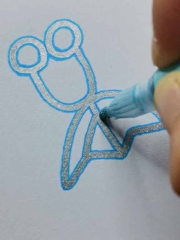 金鱼的简笔画教程