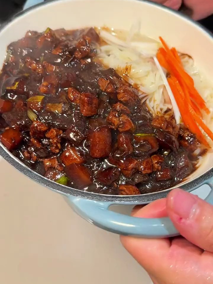 韩式炸酱面 我的厨房日记