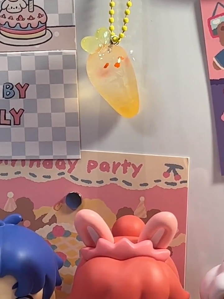 来一根亮晶晶胡萝北吧自由树脂DIY挂件