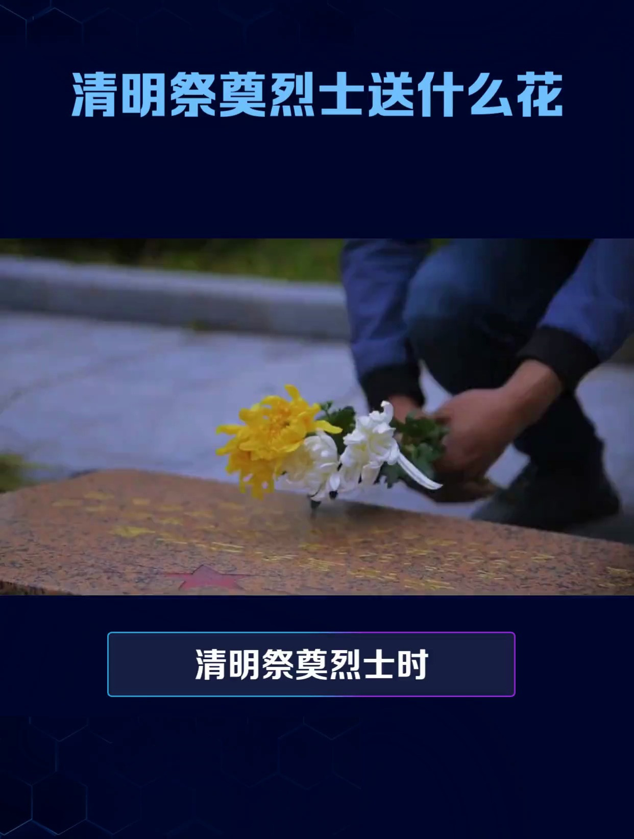 烈士园陵献花用什么花?清明节去陵园祭拜献花讲究?