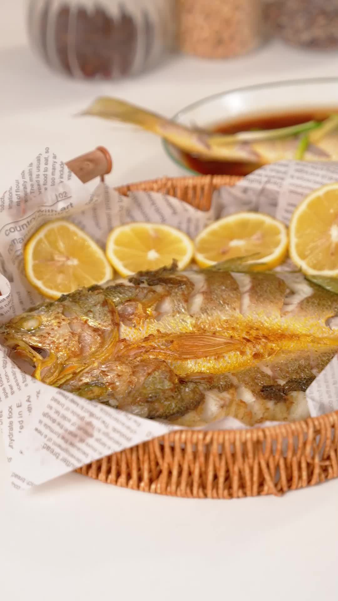 深海大黄鱼做香煎,真的值得一试,新鲜食材才有好味道