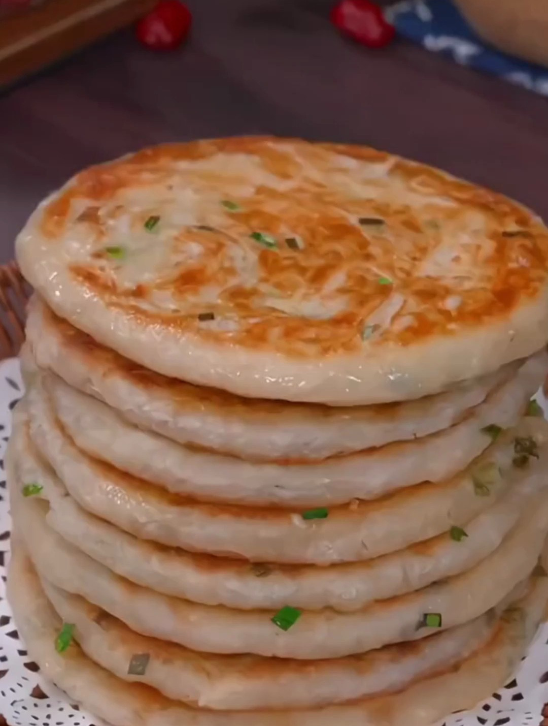 早餐不想做,可以煎这个葱油饼吃