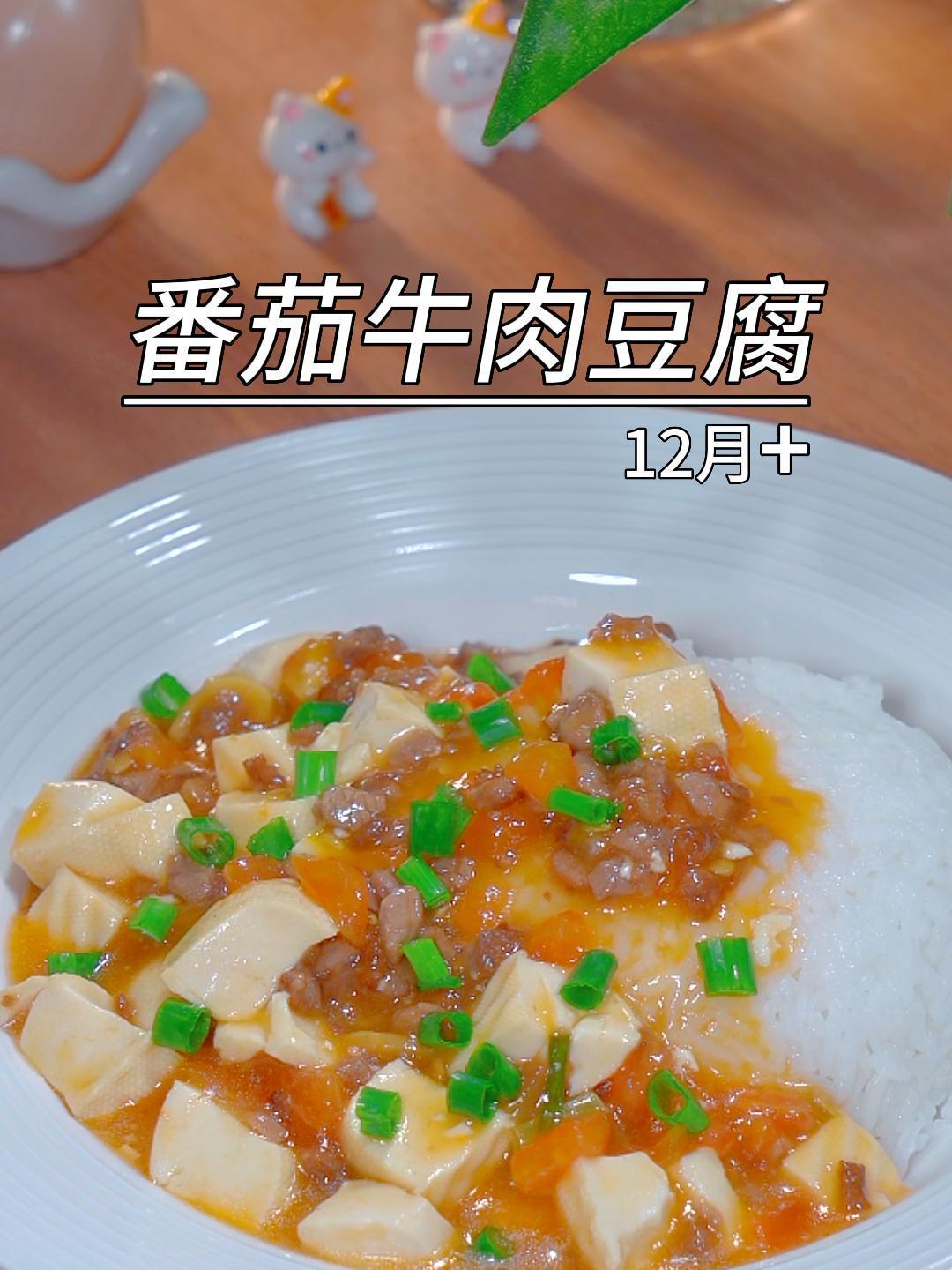 孩子长身体的时候,牛肉豆腐就该这样做,汤汁拌饭真的太绝了