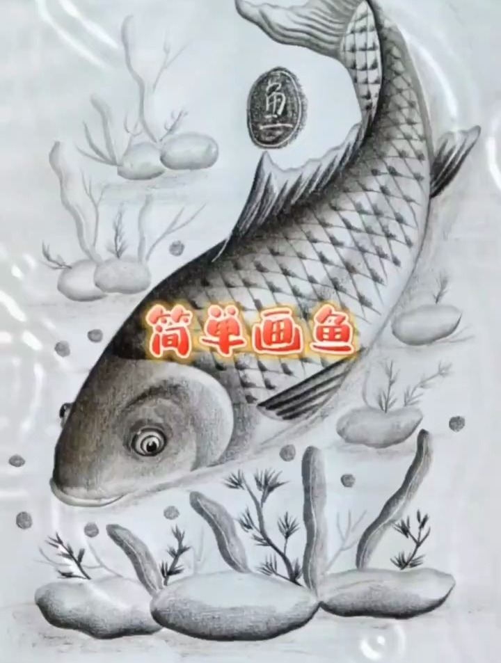 简单画鱼,一起来画鱼一起来猜猜鱼的名字～