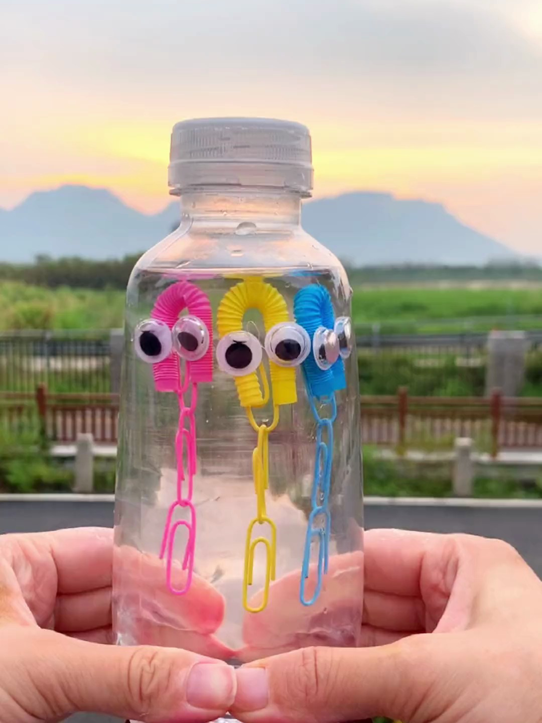 用过的吸管和瓶子别扔,用它们做几只可爱小章鱼,还会潜水