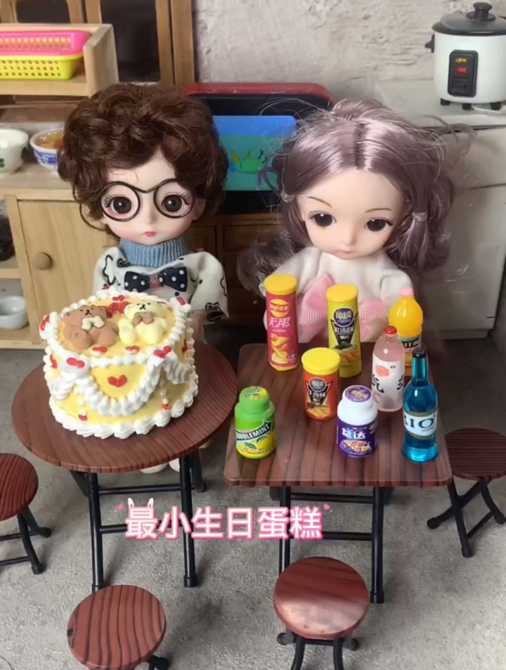 迷你厨房最小生日蛋糕