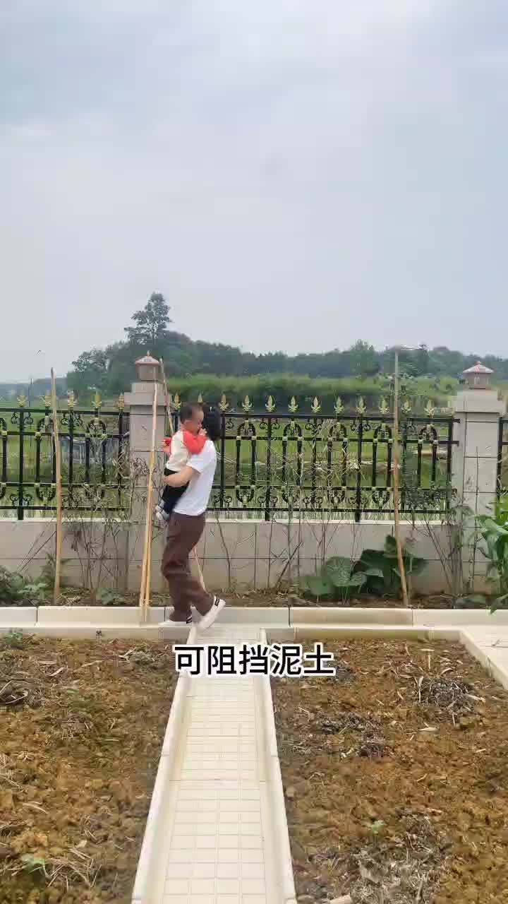 花园式菜园改造,干净整洁脚不沾泥