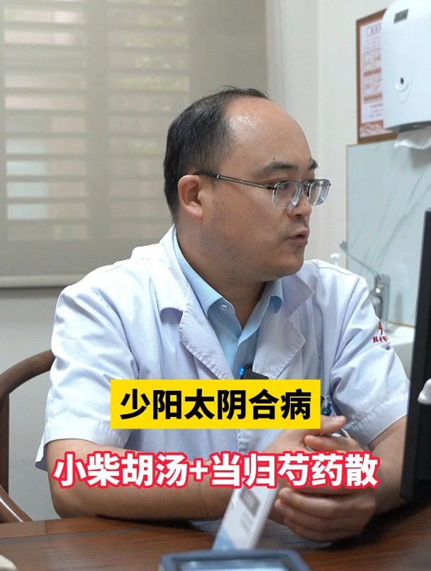 少阳太阴合病,小柴胡汤+当归芍药散