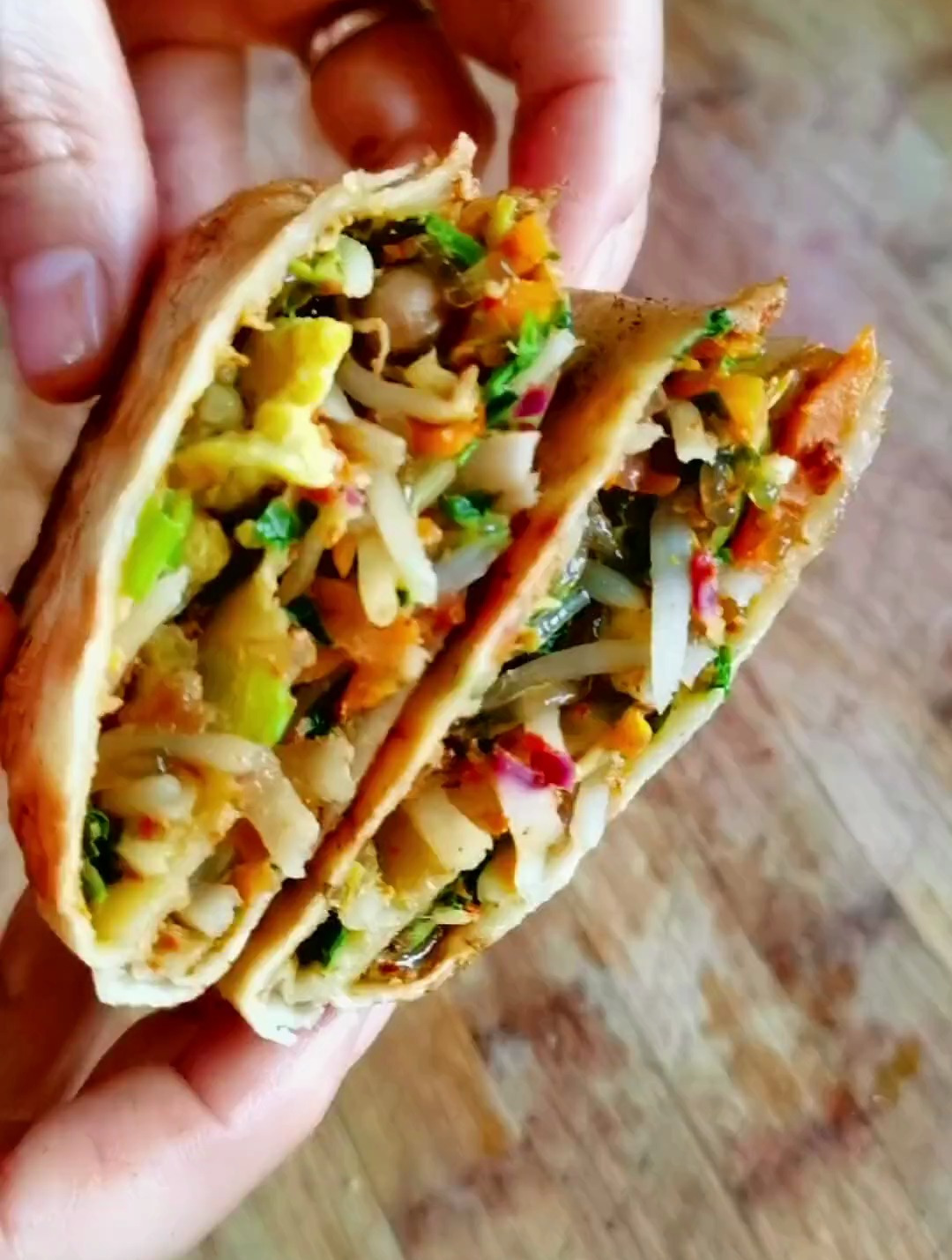 菜煎饼的做法