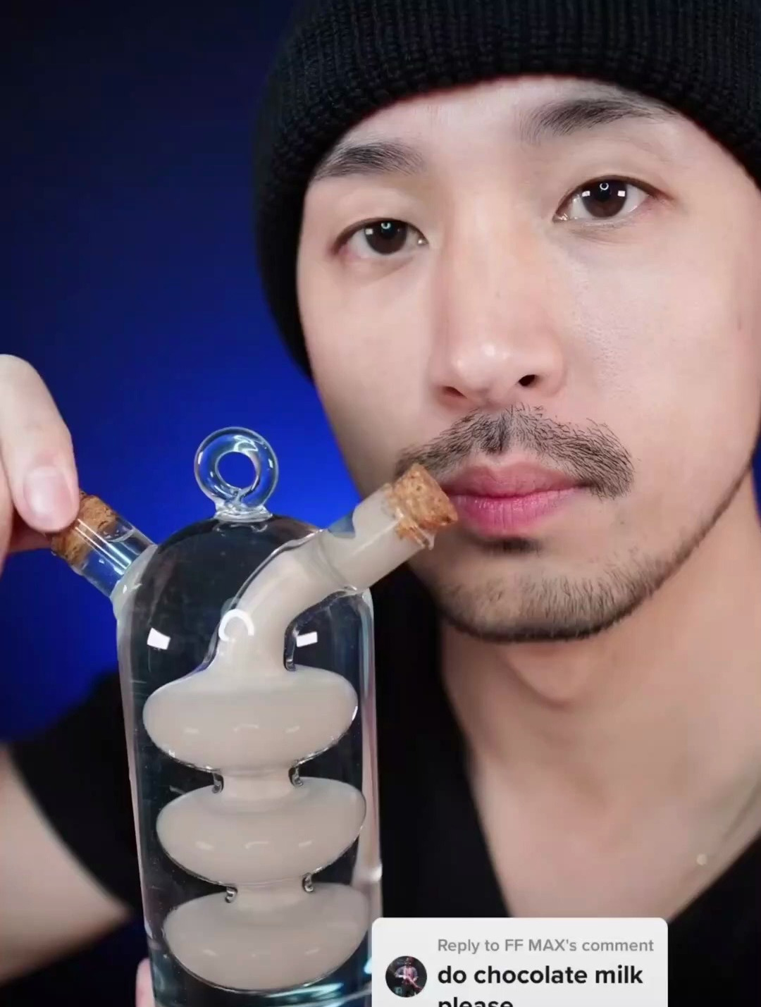 ASMR:可以同时装巧克力奶茶和白开水的杯子