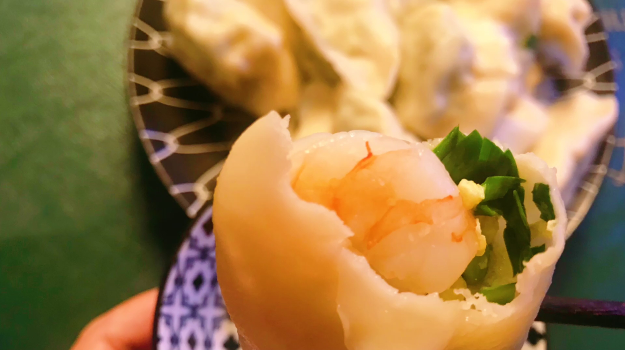 三鲜虾仁饺子,想做好吃很简单,按这个步骤来做三盘饺子都不够吃