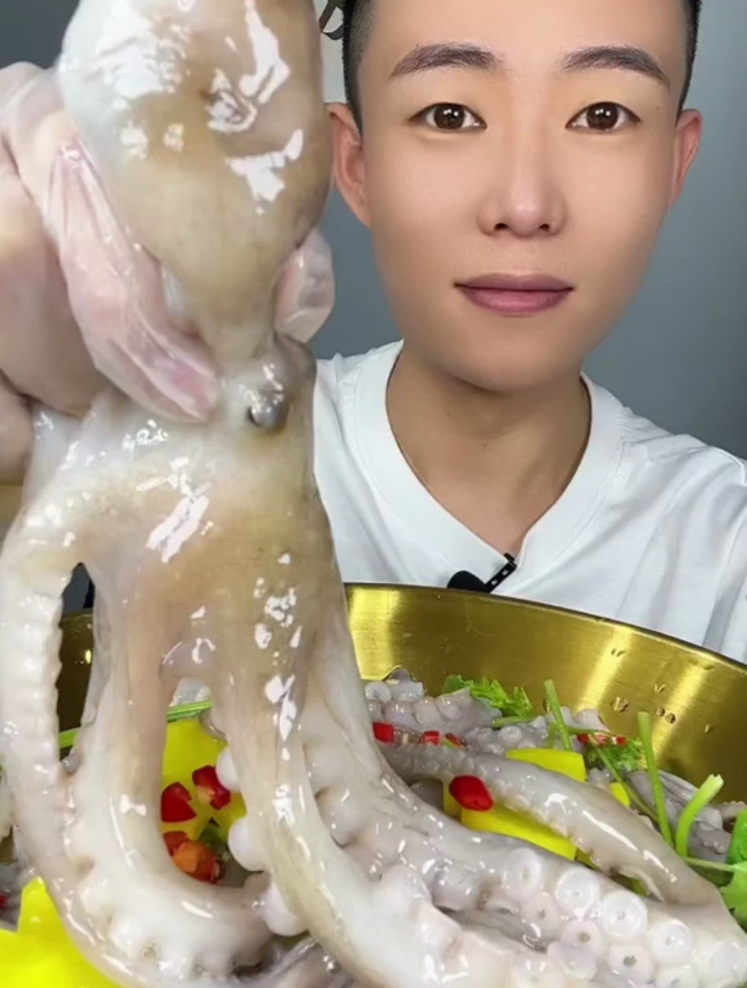 八爪鱼刺身美食分享,妈呀太好吃了