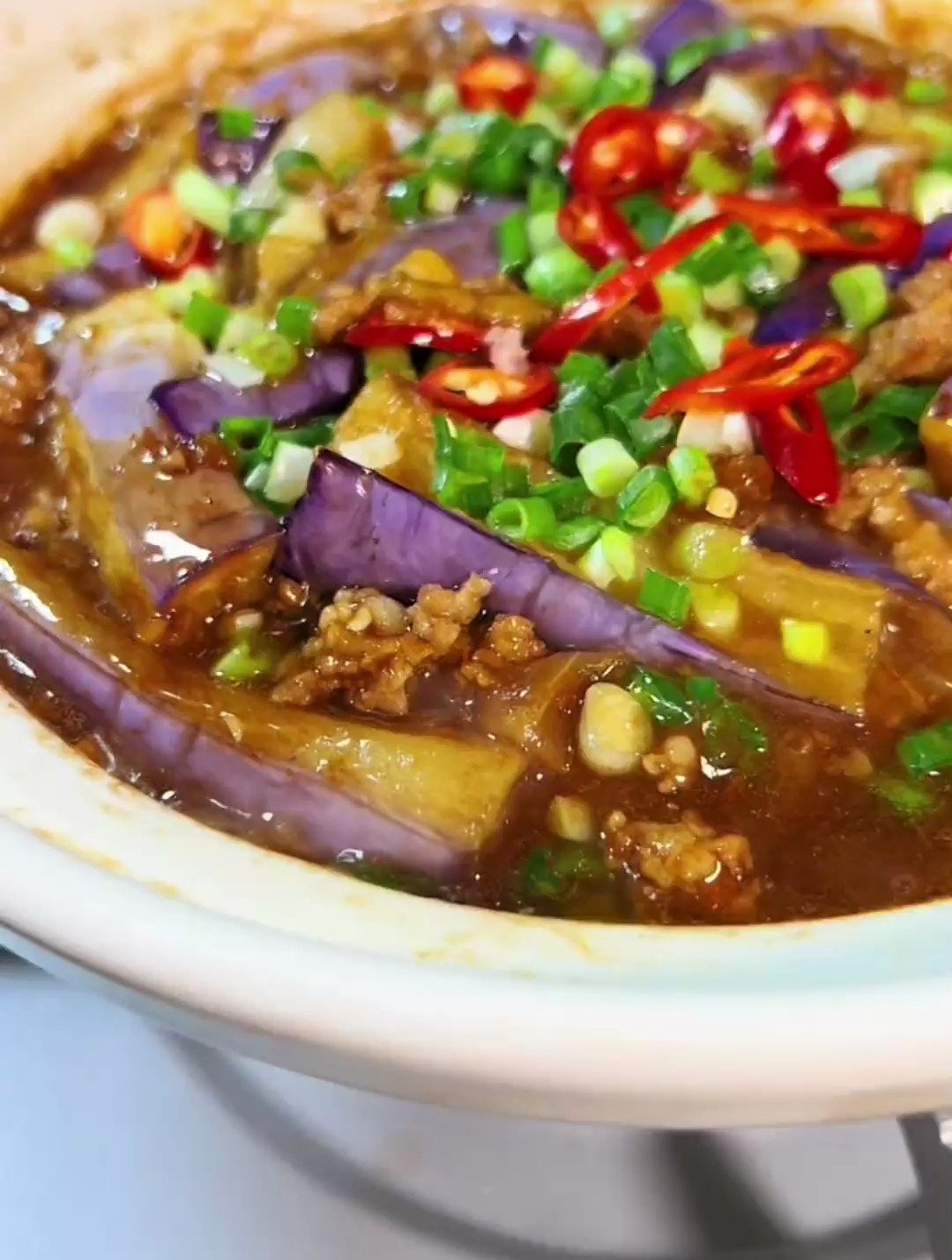 咸鱼茄子煲,做法简单 好吃又下饭!