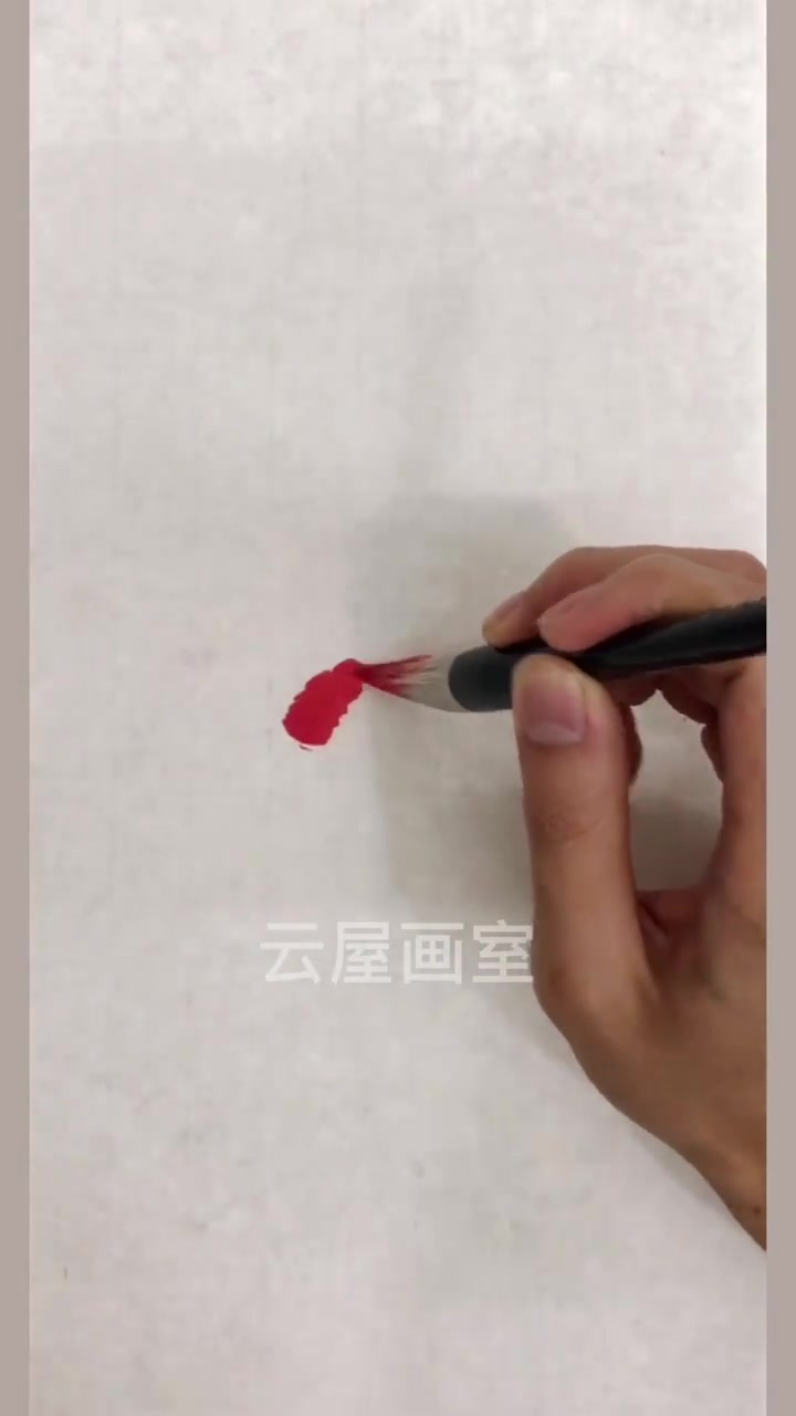 国画水墨画:小金鱼