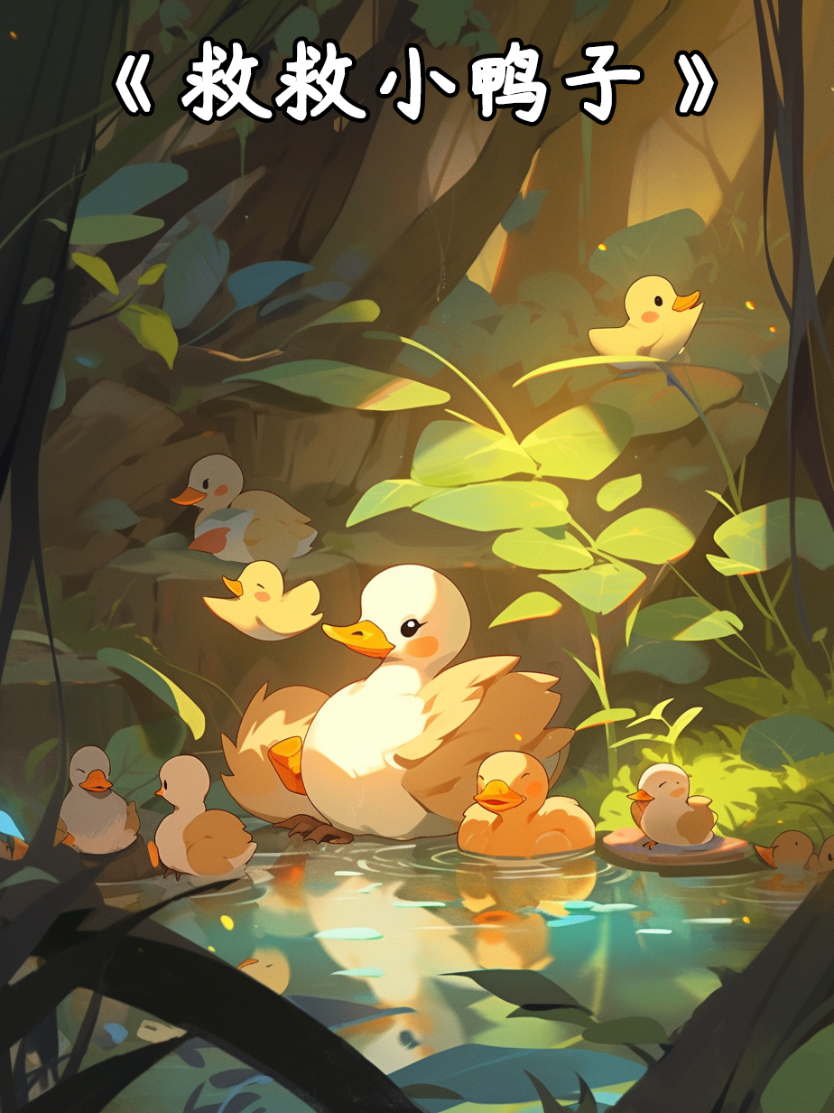 儿童故事《救救小鸭子》