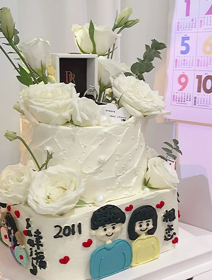 沉浸式做蛋糕 _ 求婚