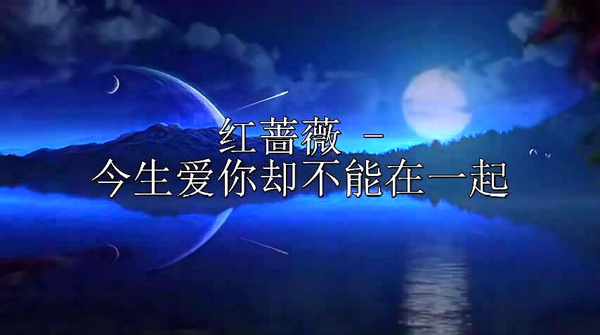 [图]歌手:红蔷薇-今生爱你却不能在一起《醉人的金曲 百听不厌》