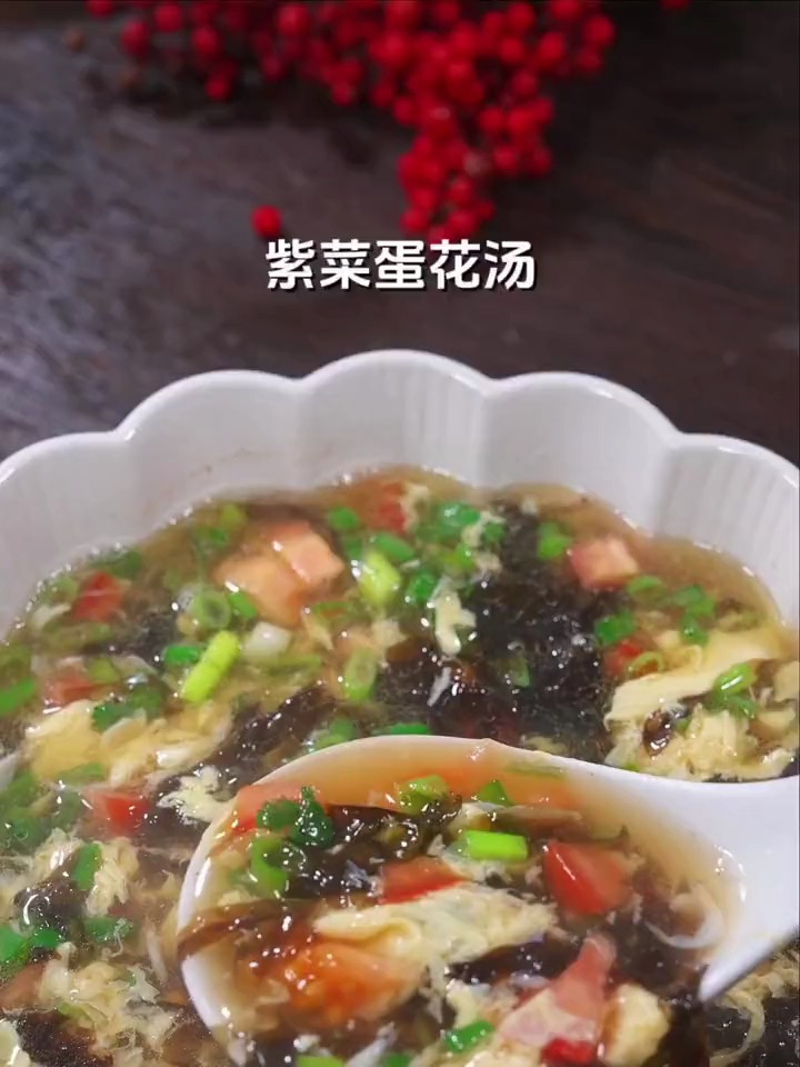紫菜蛋花汤做法真的太简单了,鲜香爽口