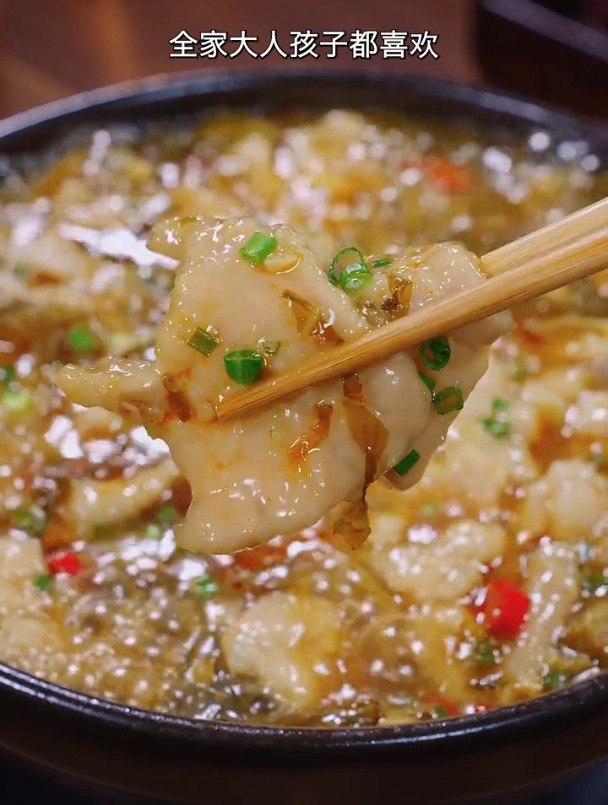 酸辣下饭的酸菜滑肉