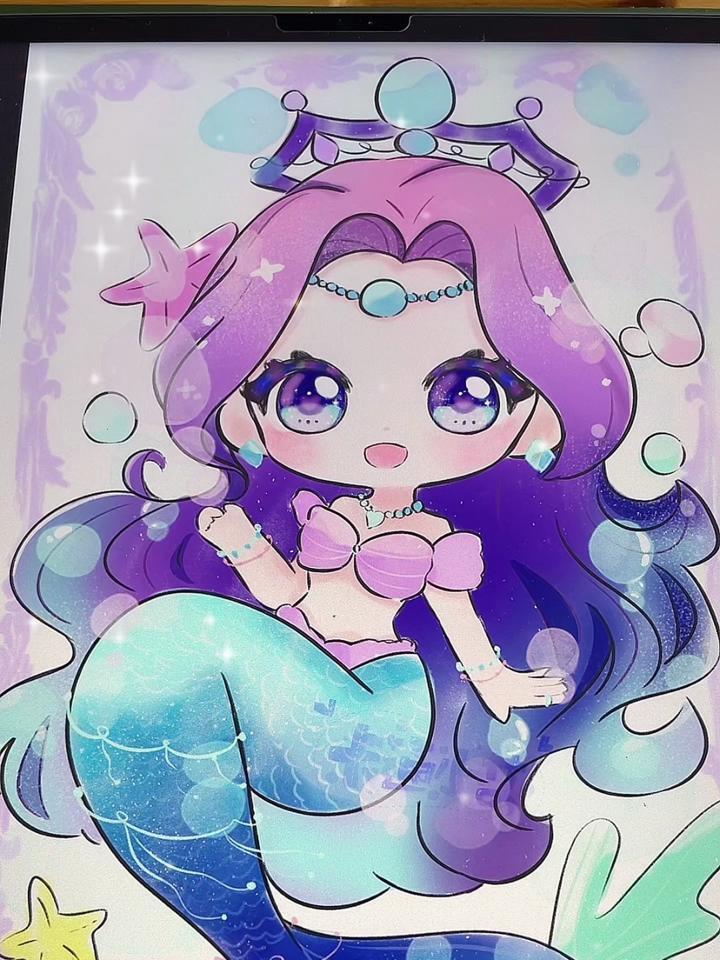 可爱卡通简笔画,十二星座卡通公主简笔画,星座公主动漫公主画