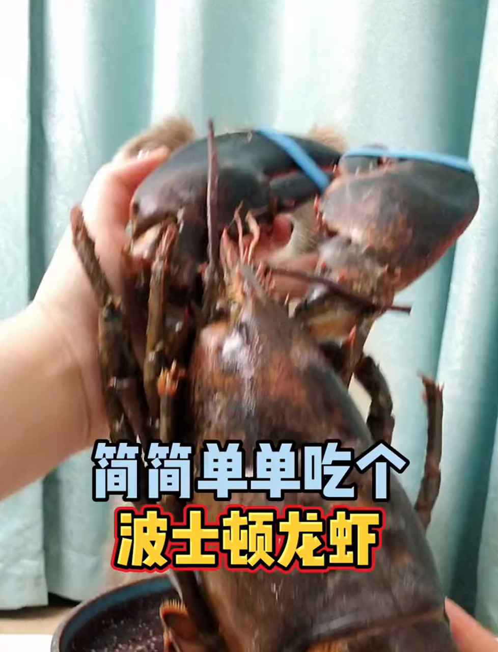 轻松搞定波士顿大龙虾!我忙着摆盘,格林却偷偷……