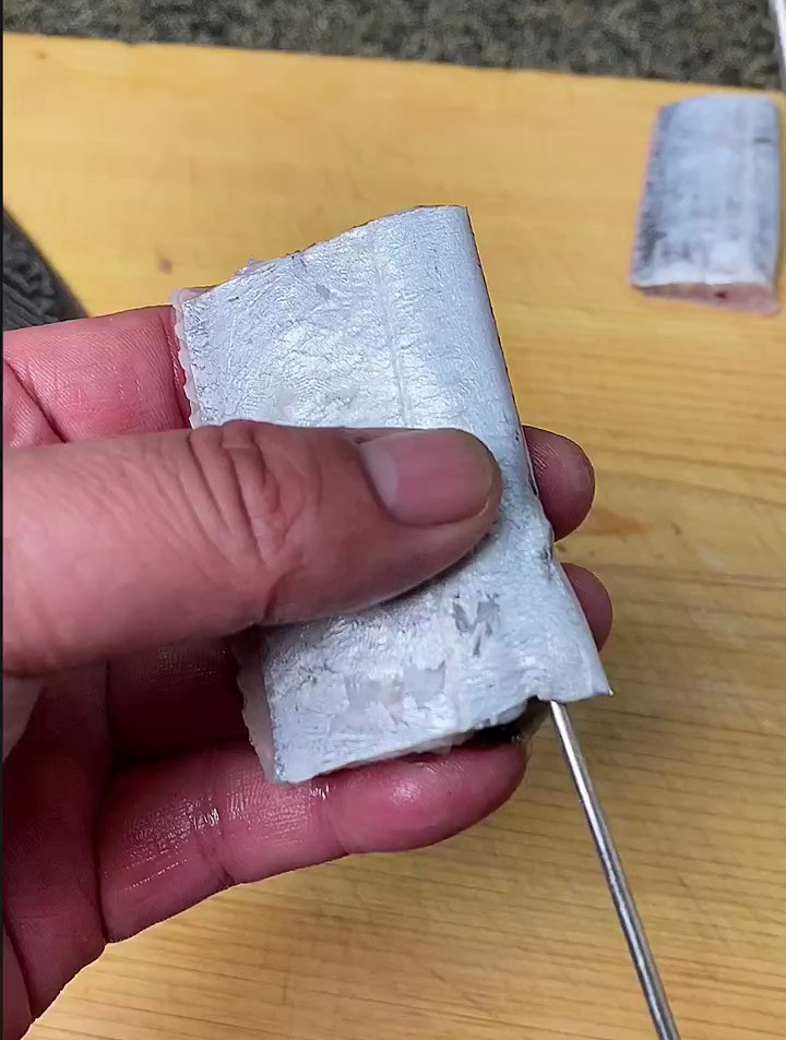 烤带鱼教程这样的烤带鱼你们吃过吗?